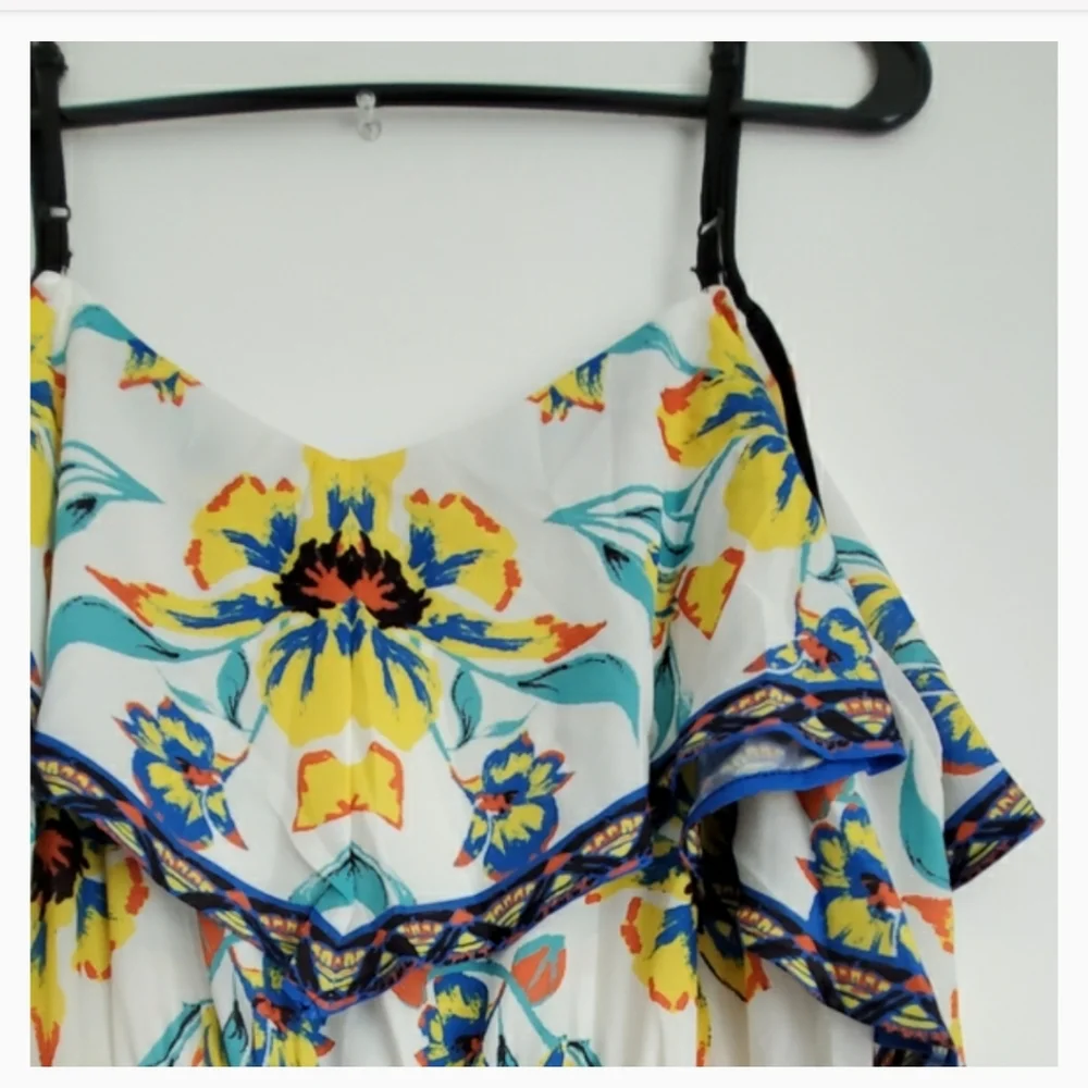 Flying Tomato cold shoulder  maxi dress 1X - Picture 2 of 8